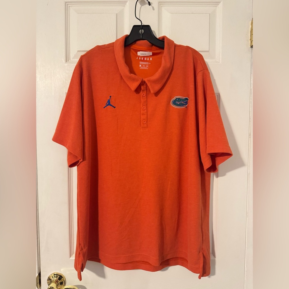 Men's Bright Orange UFlorida Polo Shirt